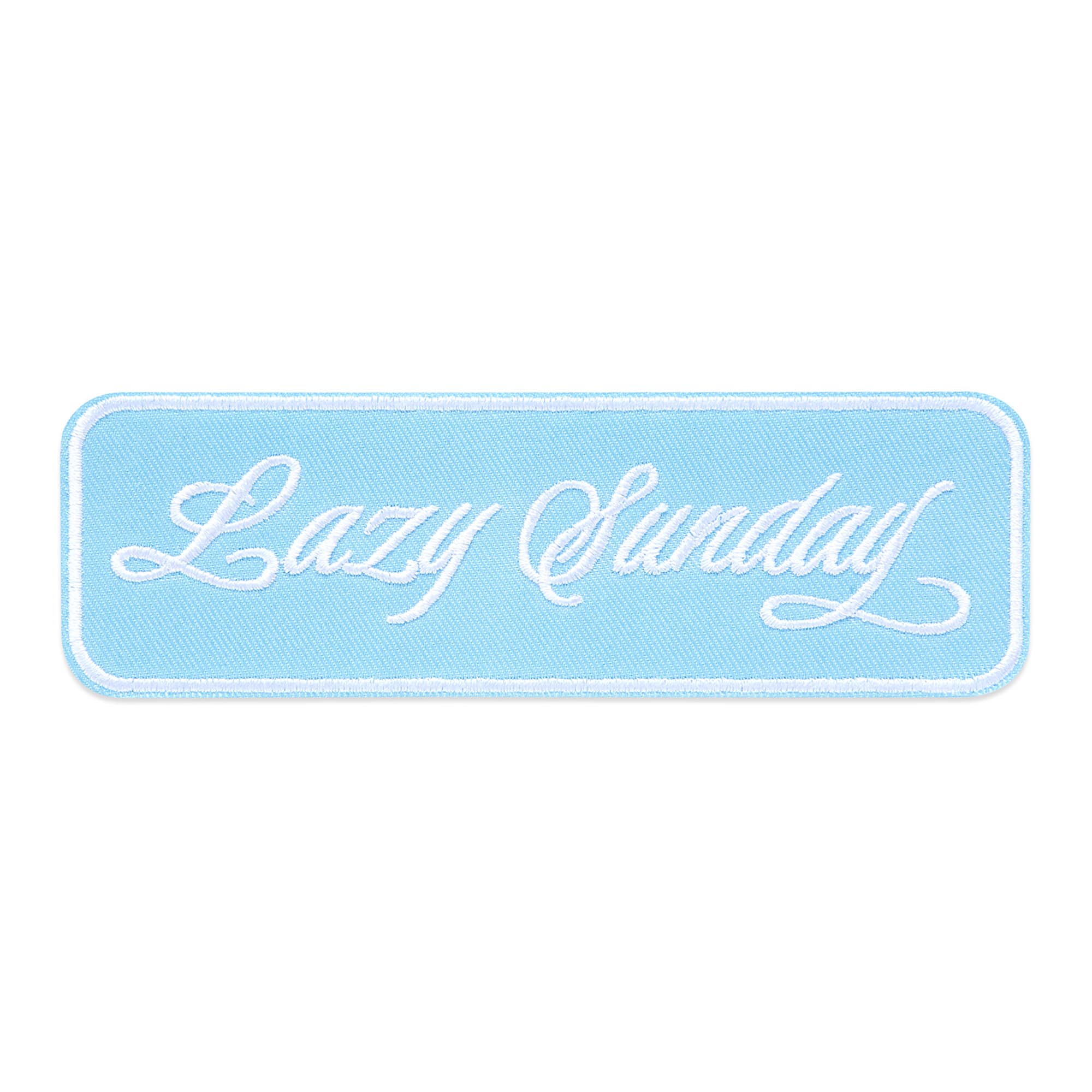 Summer Lazy Sunday Iron-On & Adhesive Embroidered Patch by Make Market®